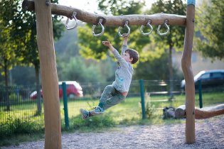 Ráďa se naučil ručkovat