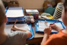 Ráďa se ujal rozvíjení Vikouškových výtvarných schopností