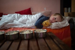 Při sledování StarDance nám Viki trochu odpadl