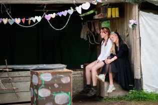 Další hádanka: kterou pohádku nám hrály skautky v rámci návštěvního dnu tentokrát?