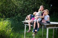 V pózování pro fotografa má naše rodinka trochu rezervy