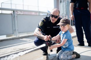 Příslušníci Policie ČR absolvovali výcvik v hašení