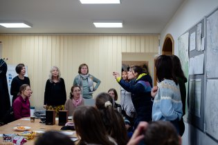 Adventní Tišnov - rychlé rozezpívání před koncertem