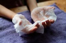 Díky každodenním léčebným procedurkám se Verunčiny ruce uzdravily do ojezdu na tábor - hurá!