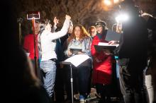 Moje druhé sebrančí vystoupení, a rovnou v jeskyni