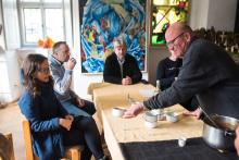 A po mši svaté pozvali na faru - podávala se dršťková