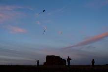 Draromantika při západu slunce