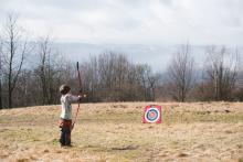 Trénujeme přesnu mušku na našem oblíbeném místě