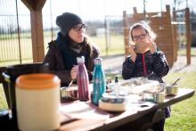 Náš první letošní venkovní obídek