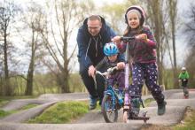 Pump track v Bosonohách je fajn