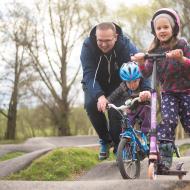 Pump track v Bosonohách je fajn