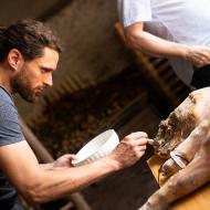 Na Martinově stoprocentním soustředění je vidět, že ho práce s masem fakt baví