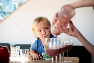 Ovocno-bylinkový shake neboli vyhučeňák