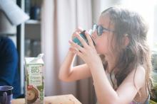 Naše oblíbené hráškové mléko, mňam