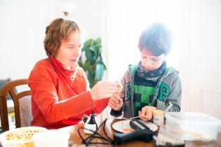 Letos se zároveň lepily i hvězdičky na špejličky