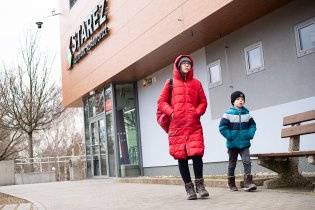 Po dlouhé době všichni dostatečně zdraví na to, abychom mohli vyrazit do bazénu