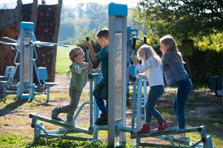 Synchronizované cvičení v Kníničkách