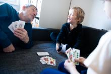 To koukáš, dědo, jak jsem rychle vyhrál, co?