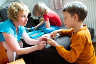 Hanka v sobě paní učitelku nezapře, a my jsme rádi, protože děti vypadají spokojeně