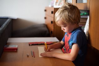 Malířský koutek připraven