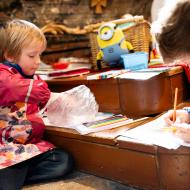 Malířské doupě v boční kapli