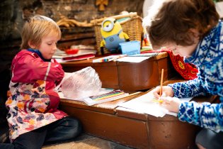 Malířské doupě v boční kapli