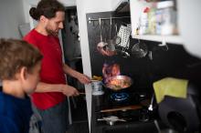 Ráďa byl svědkem svého prvního flambování