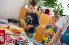 Nechápu, jak se zajíček dostal do bytu ve čtvrtém patře, ale očividně se mu to nějak povedlo