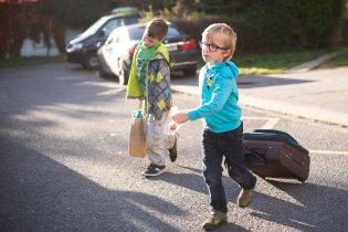 Pak už jen oběd u babičky na Hájích a hurá zpátky do Brna