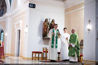 Jednou jdeme do Bystrce,, a hned natrefíme na důležitou událost výměny kaplanů