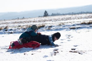 Užíváme sníh, letos asi poslední