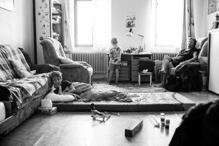 U babičky jsme vyfasovali dvě na první pohled zdravé děti a jednoho čerstvého maroda