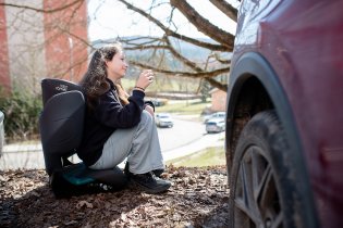 Ranní kelímek kávy
