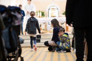 Jít se představit bystrckým farníkům se Ráďovi moc nechtělo