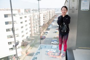 Poprvé vstoupit na tento balkonek chce jistou dávku odvahy