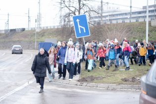A je to tady - odjezd směr Jeseníky