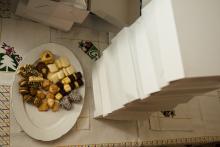 Zatím sedm z asi dvanácti druhů maminčina cukroví (a to nepočítám pět druhů makrobiotických)